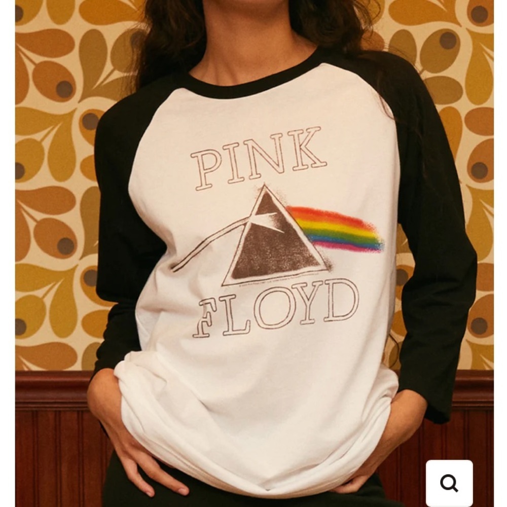 New People of Leisure- Pink Floyd Long Sleeve Baseball Tee